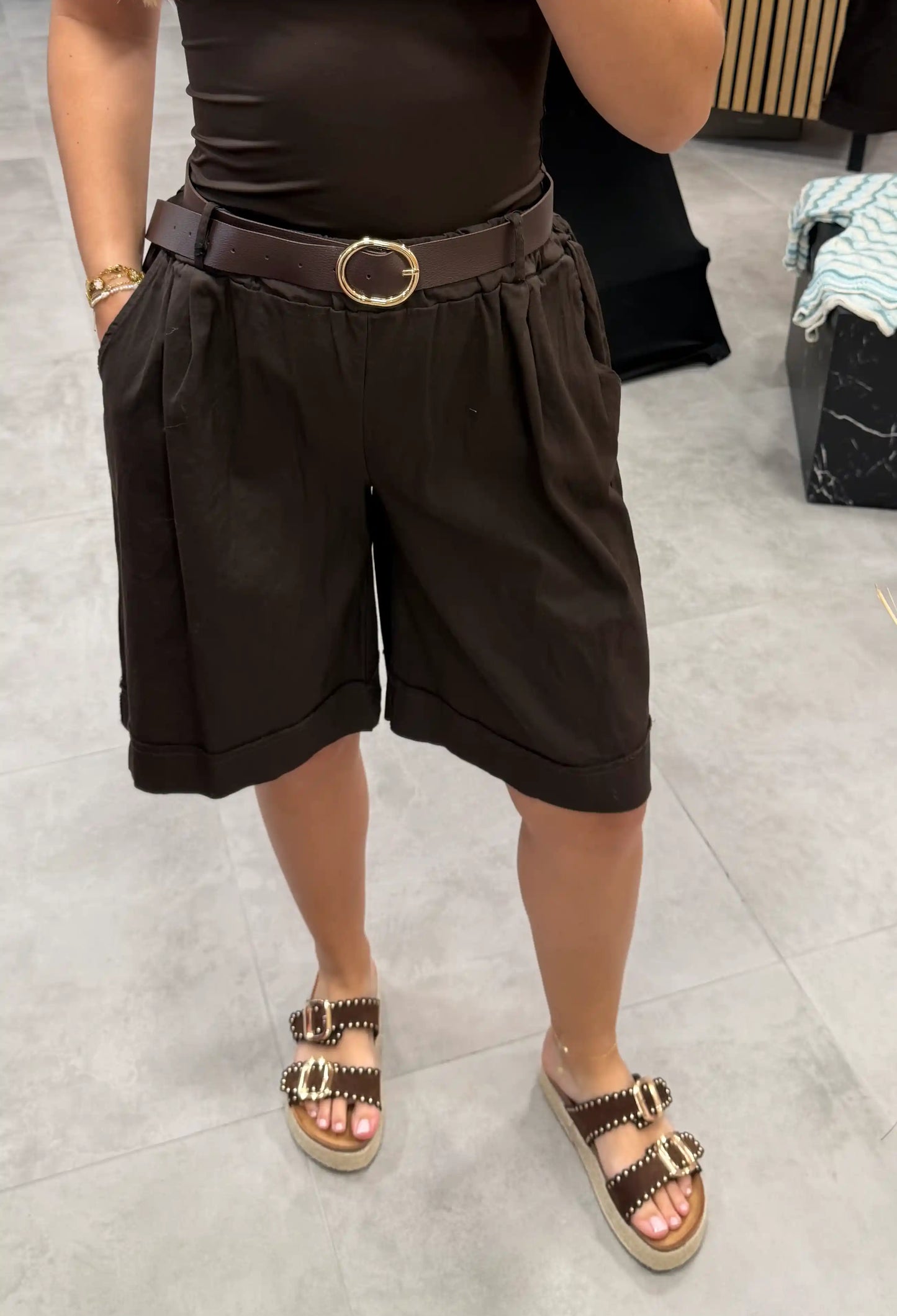 Bermuda-Shorts Braun