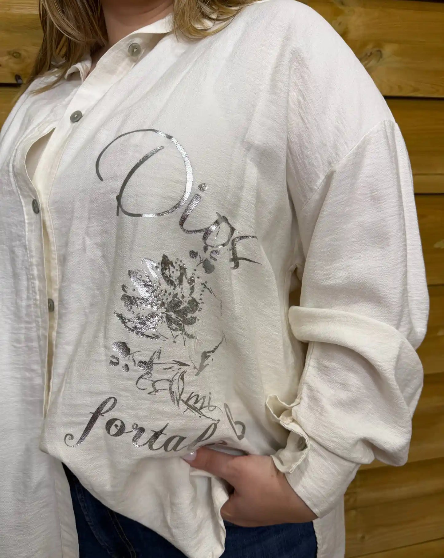 Bluse "Urbanlove" Beige