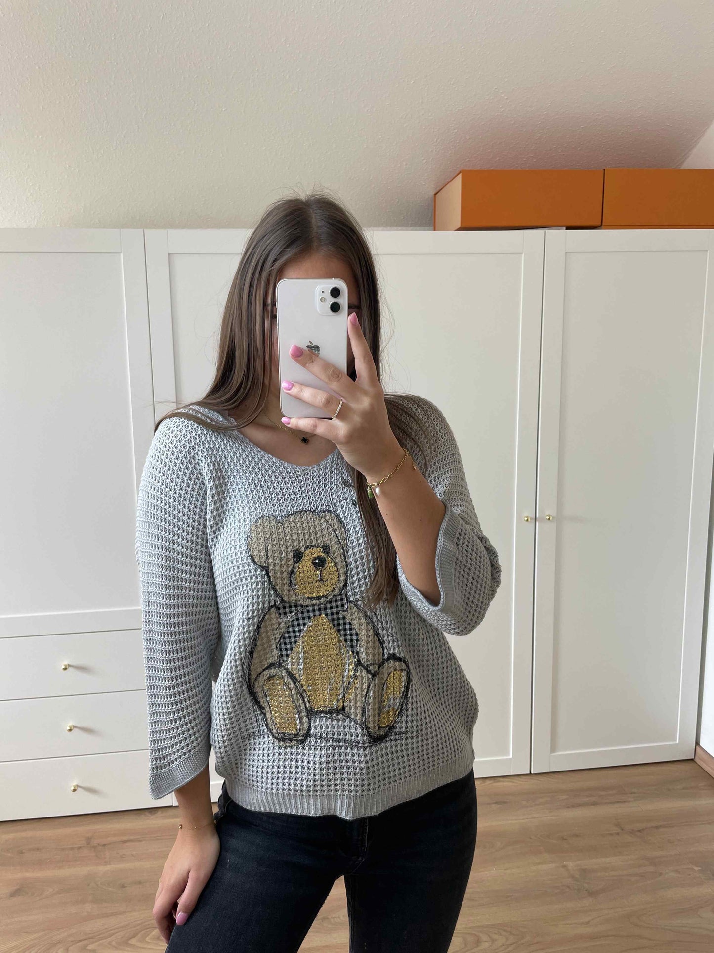 Pullover "Bear" Grau