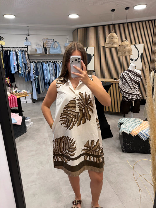 Kleid "Palma" Beige