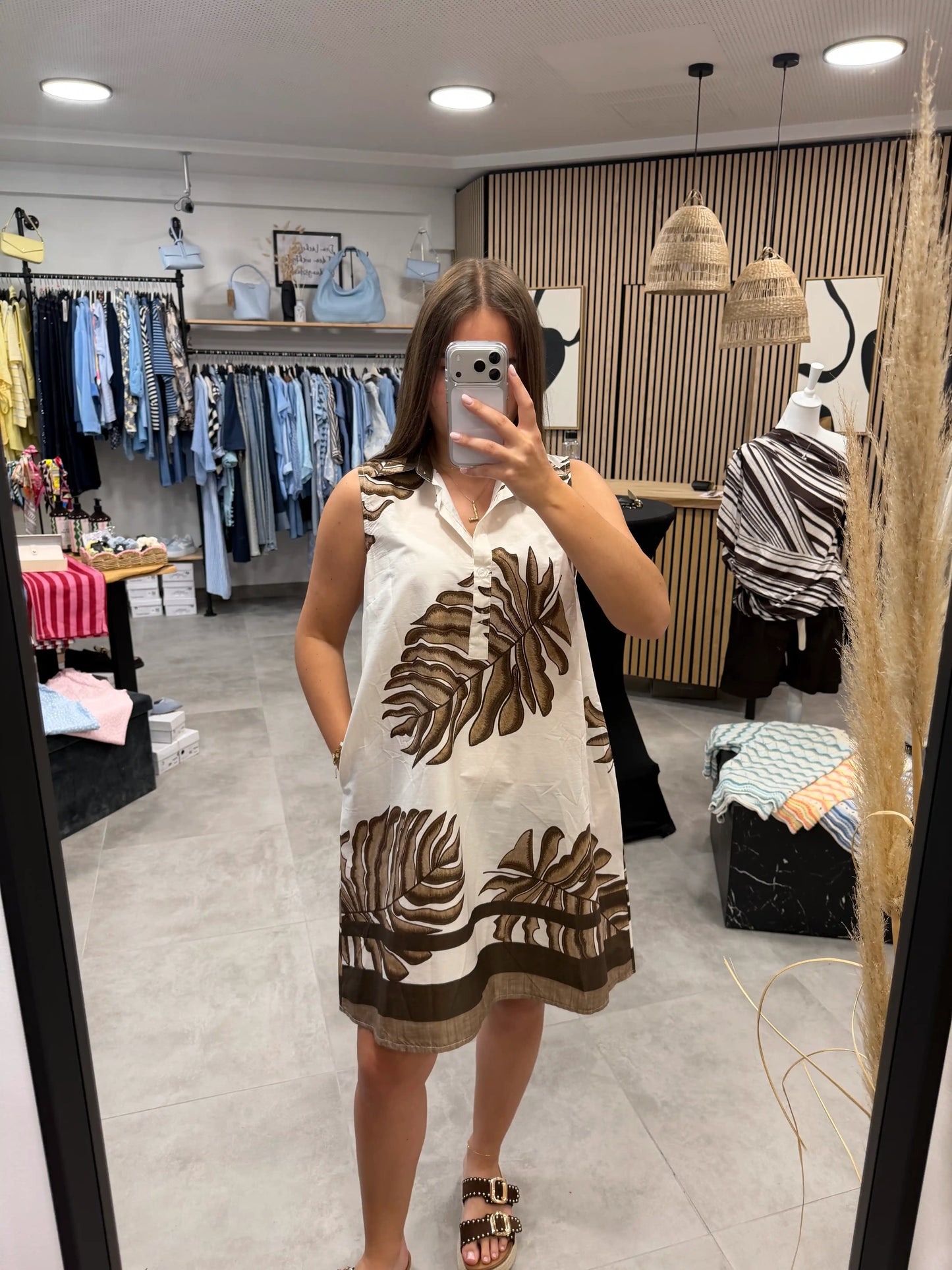 Kleid "Palma" Beige