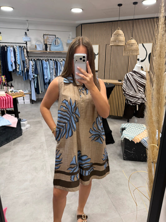 Kleid "Palma" Braun