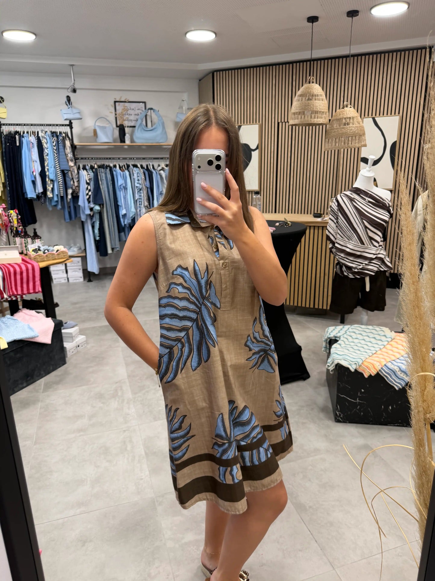 Kleid "Palma" Braun