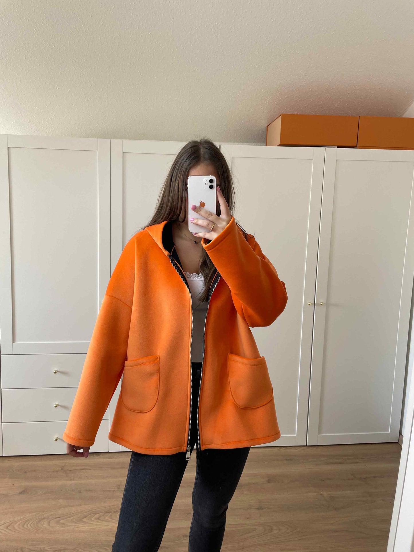 Jacke "Shine" Orange