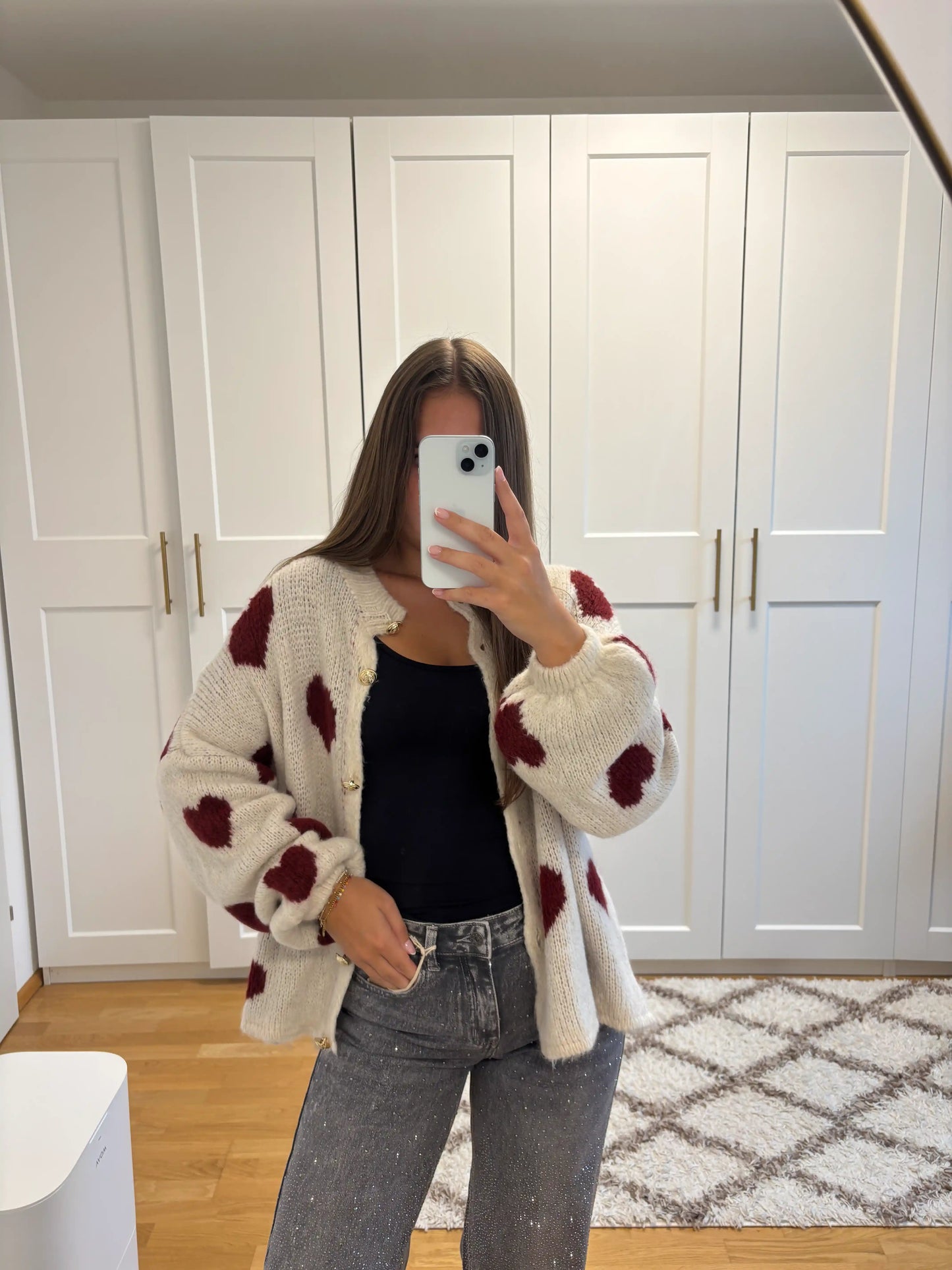 Cardigan "Hearty" Beige