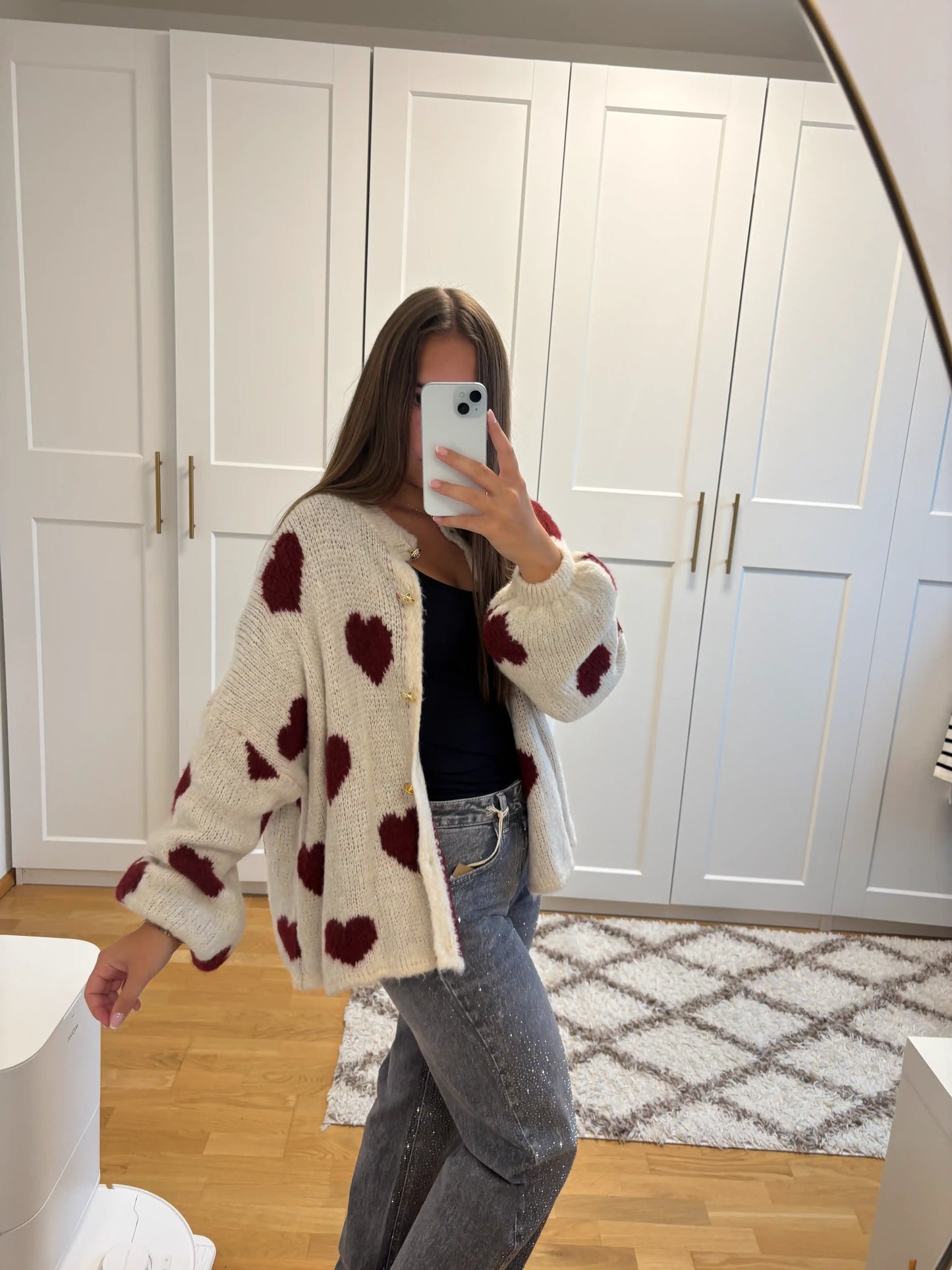 Cardigan "Hearty" Beige