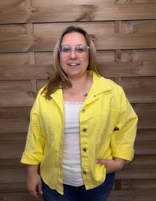 Jeansjacke "Sunnydays" Gelb