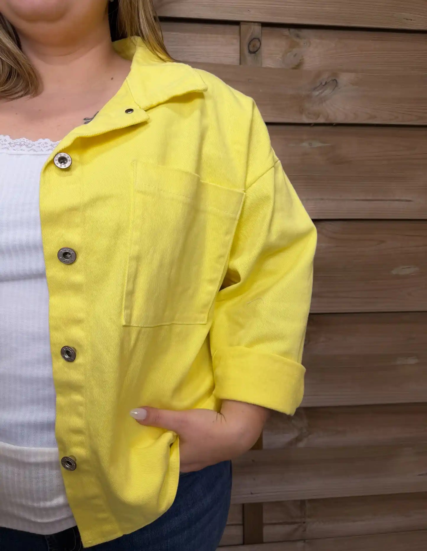Jeansjacke "Sunnydays" Gelb