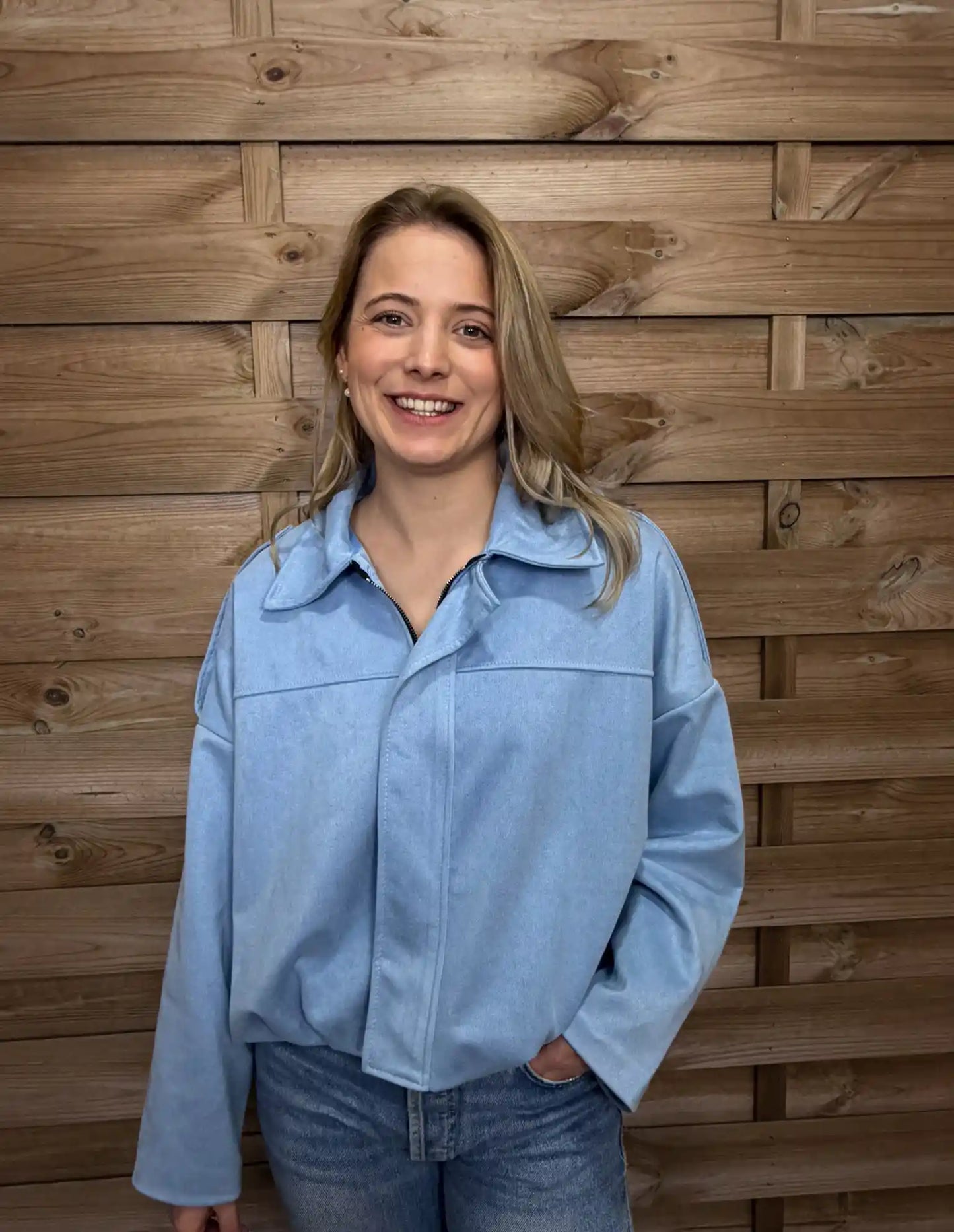 Bomberjacke "Cloud" Hellblau