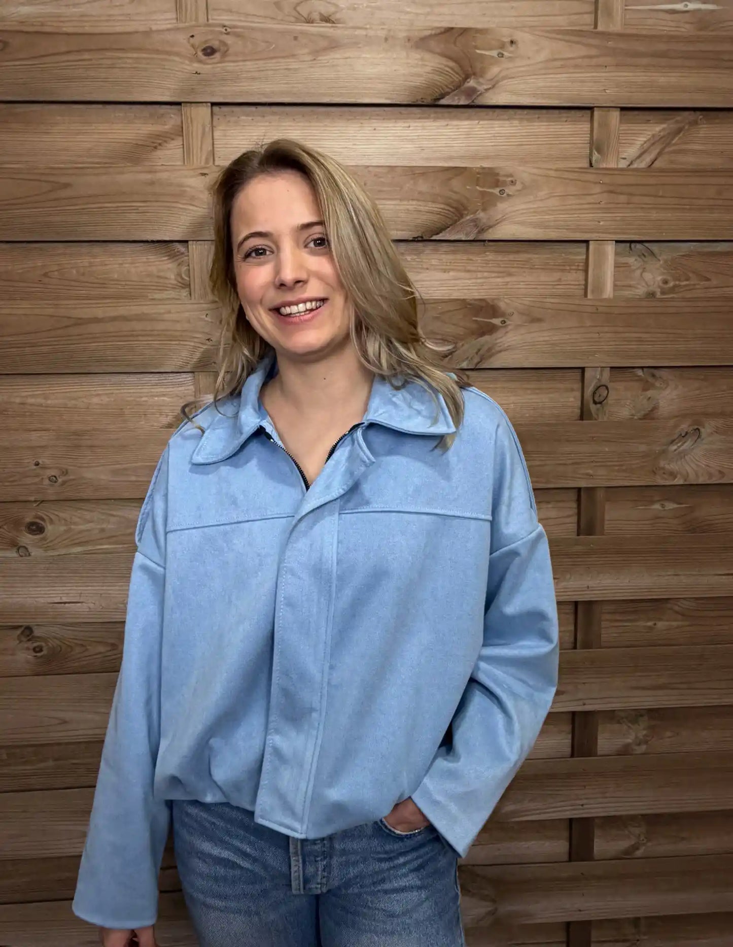 Bomberjacke "Cloud" Hellblau