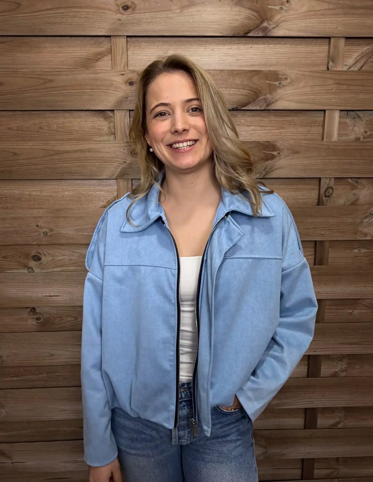 Bomberjacke "Cloud" Hellblau