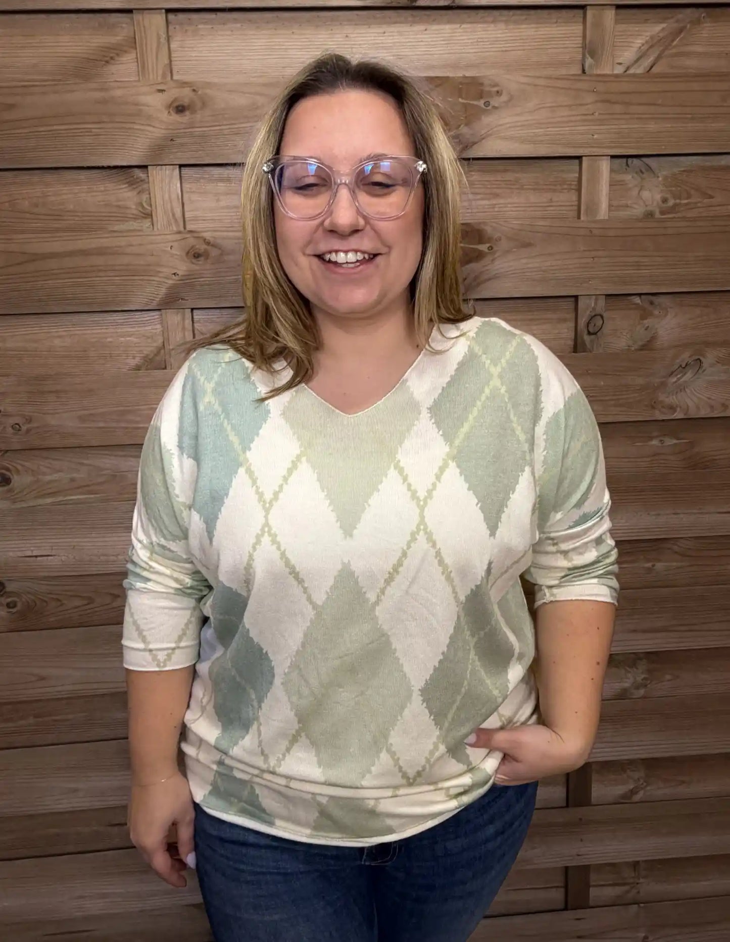 Pullover "Cozyheritage" Olivegrün