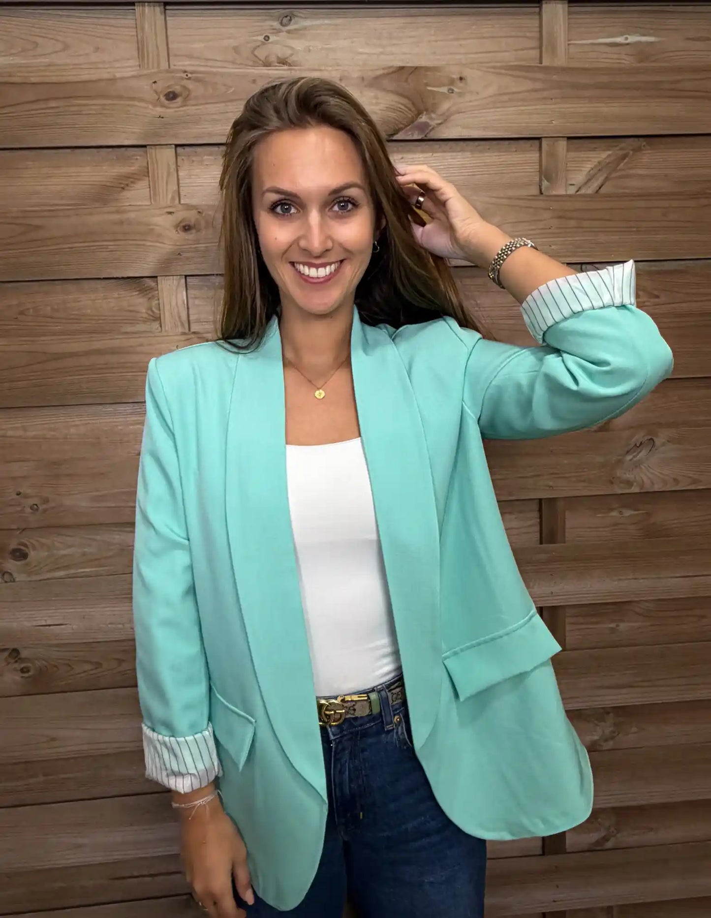 Blazer "Urban Classic" Türkis