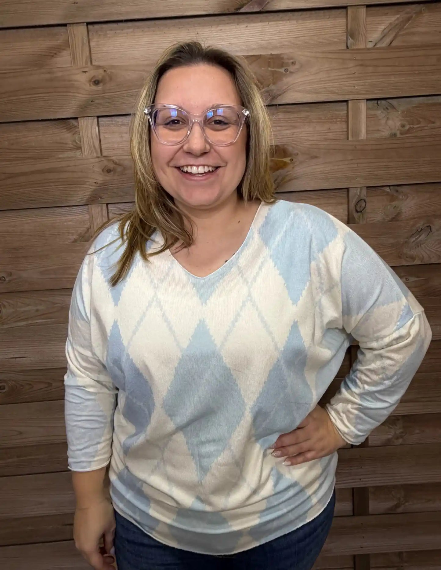 Pullover "Cozyheritage" Hellblau