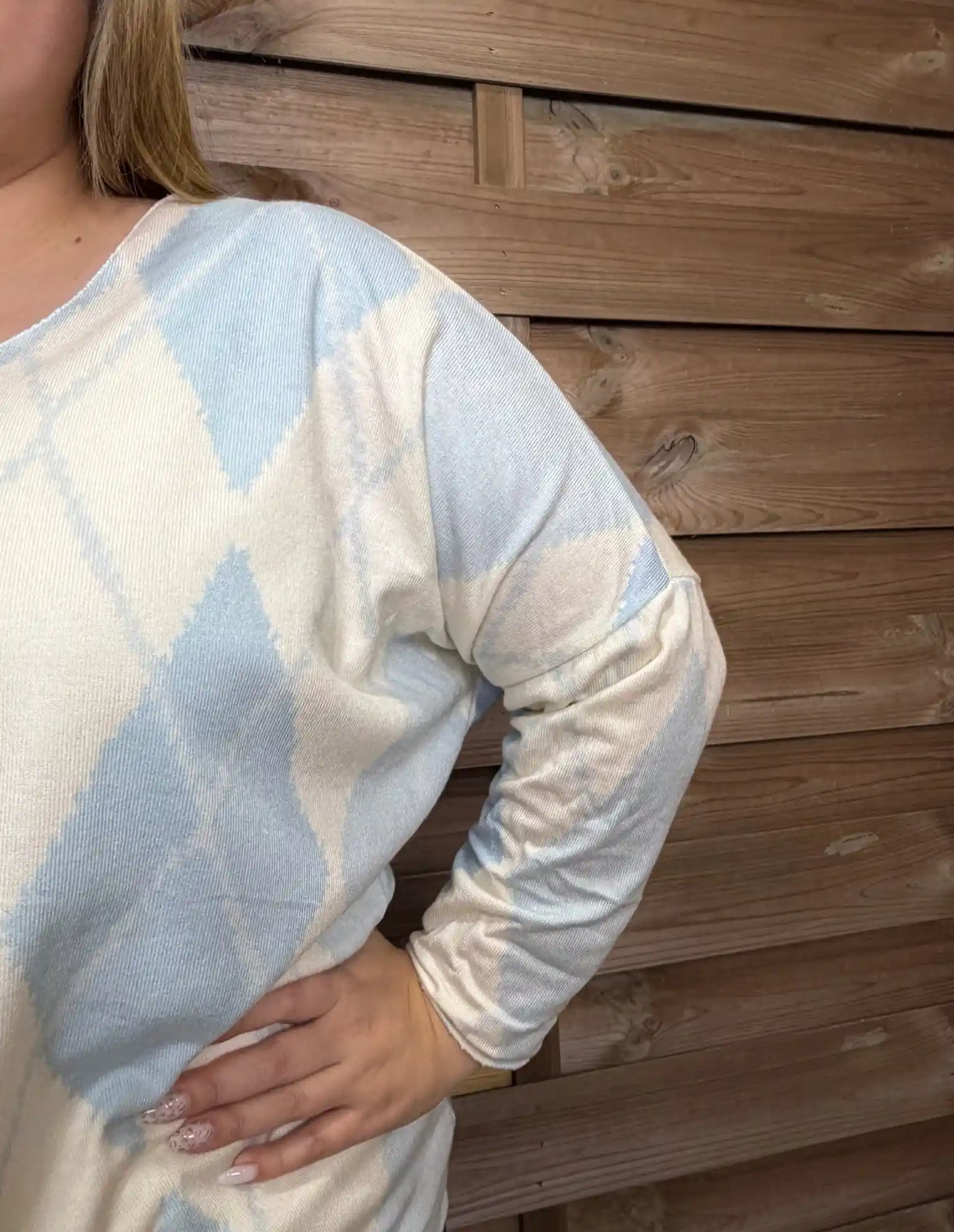 Pullover "Cozyheritage" Hellblau