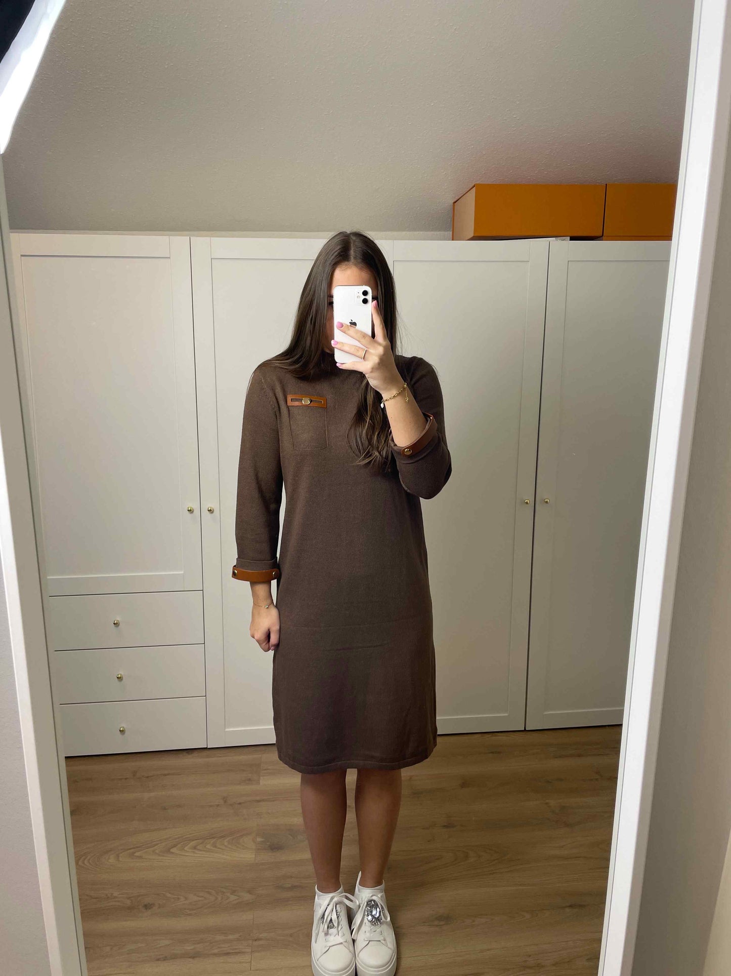 Kleid "Browni" Dunkelbraun