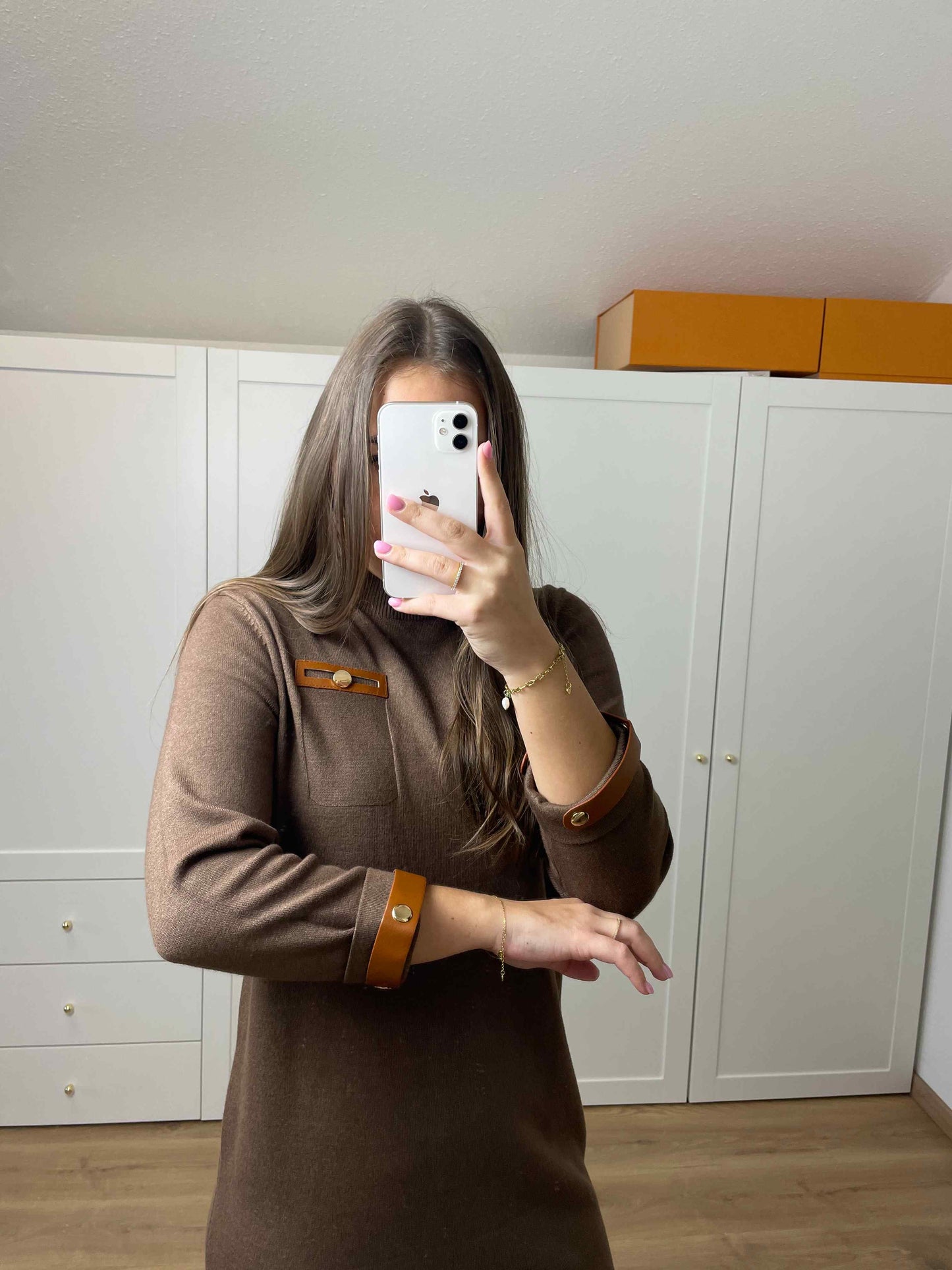 Kleid "Browni" Dunkelbraun