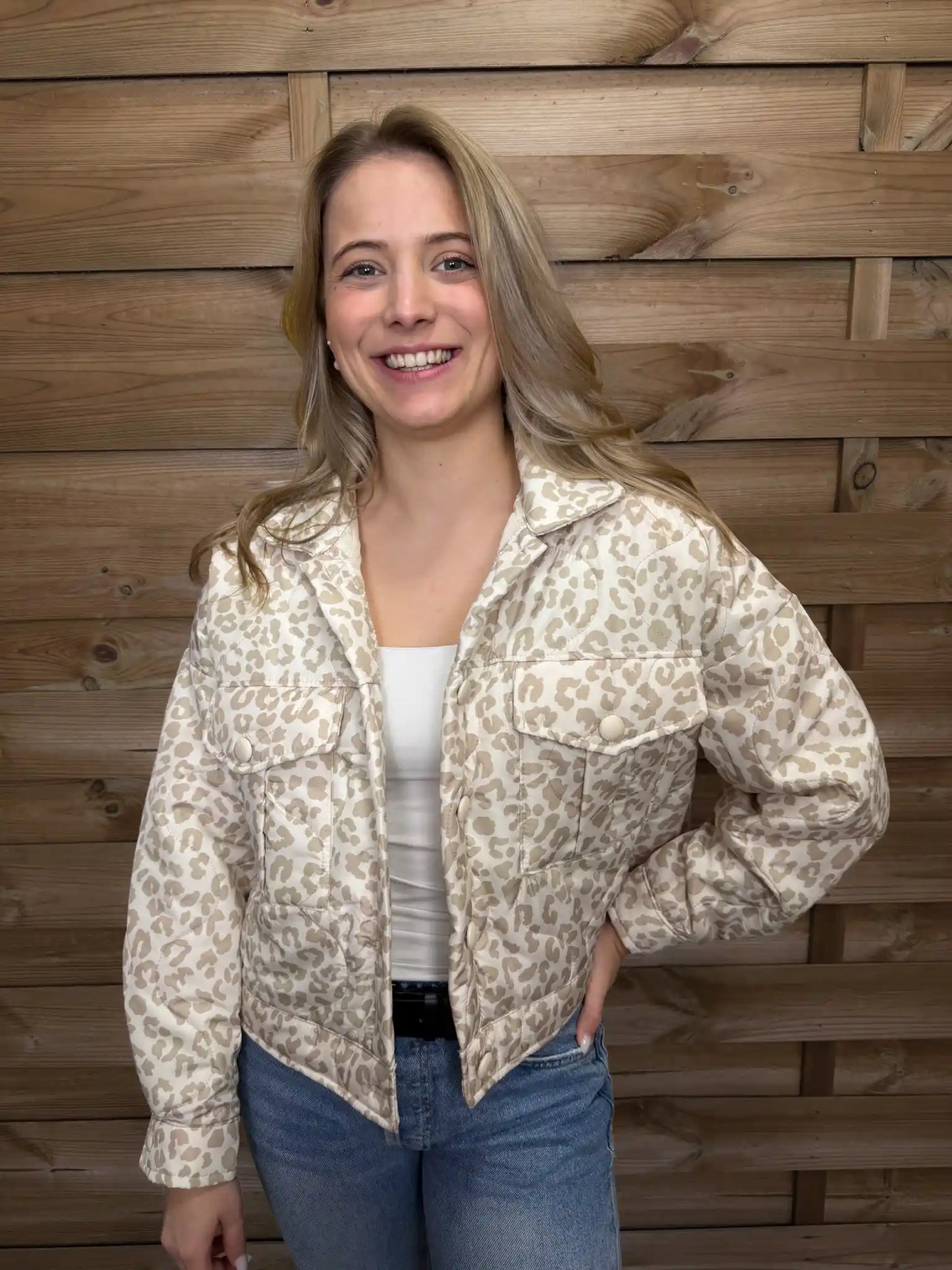 Kurzjacke "Leodunes" Beige