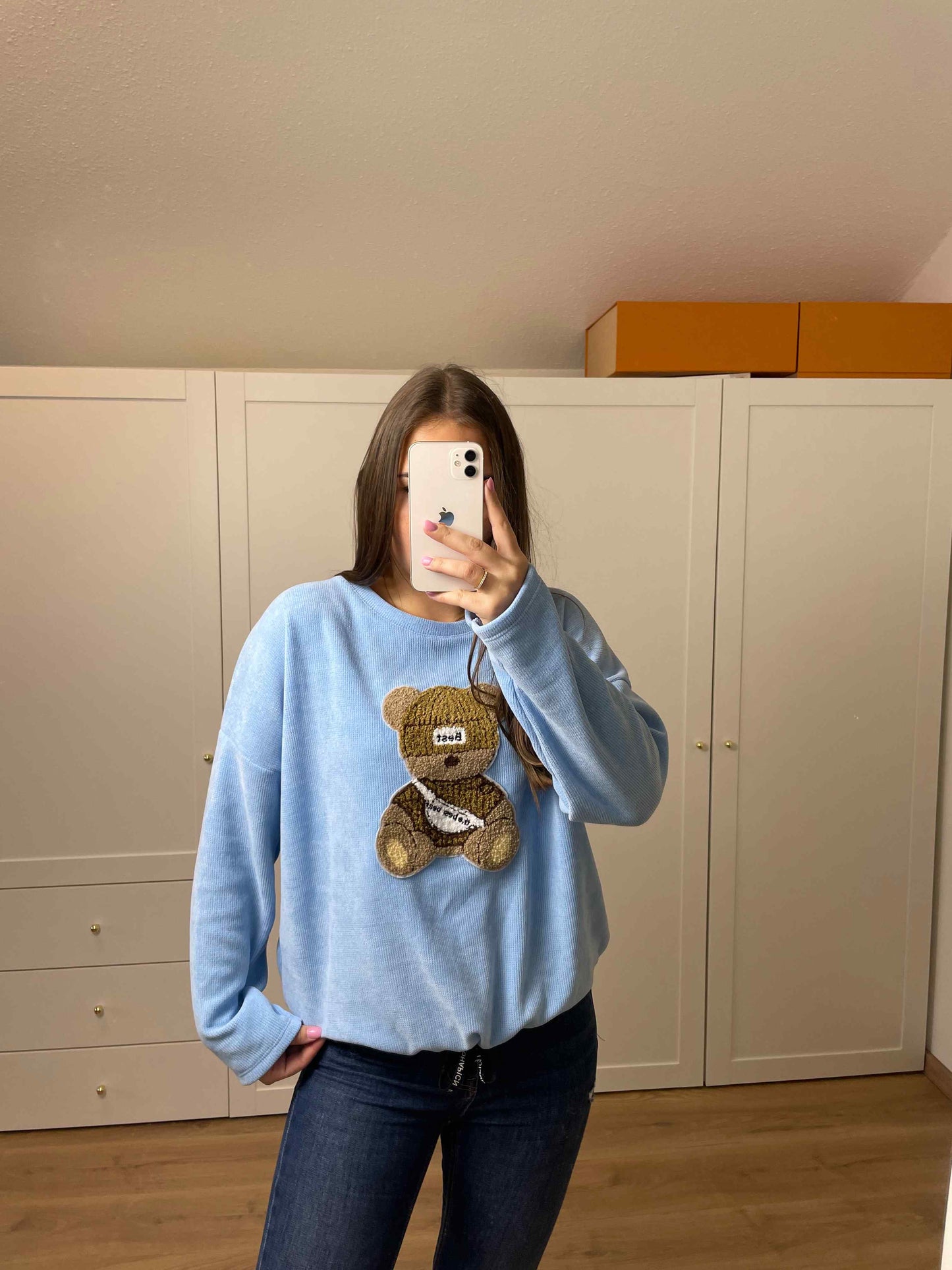 Pullover "thebestbear" Hellblau