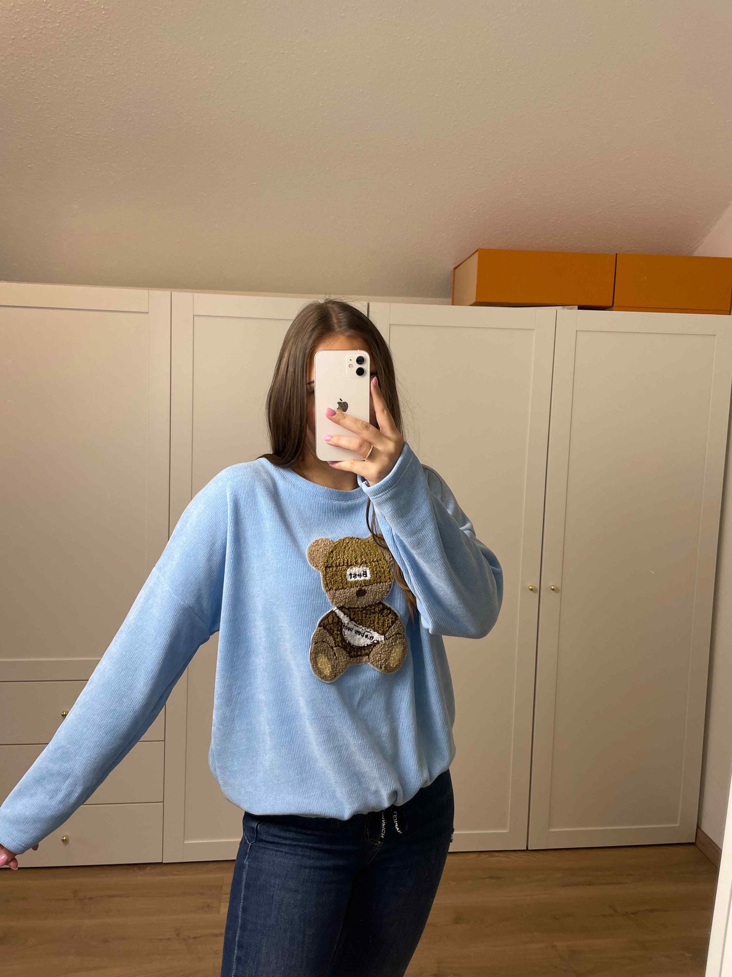 Pullover "thebestbear" Hellblau