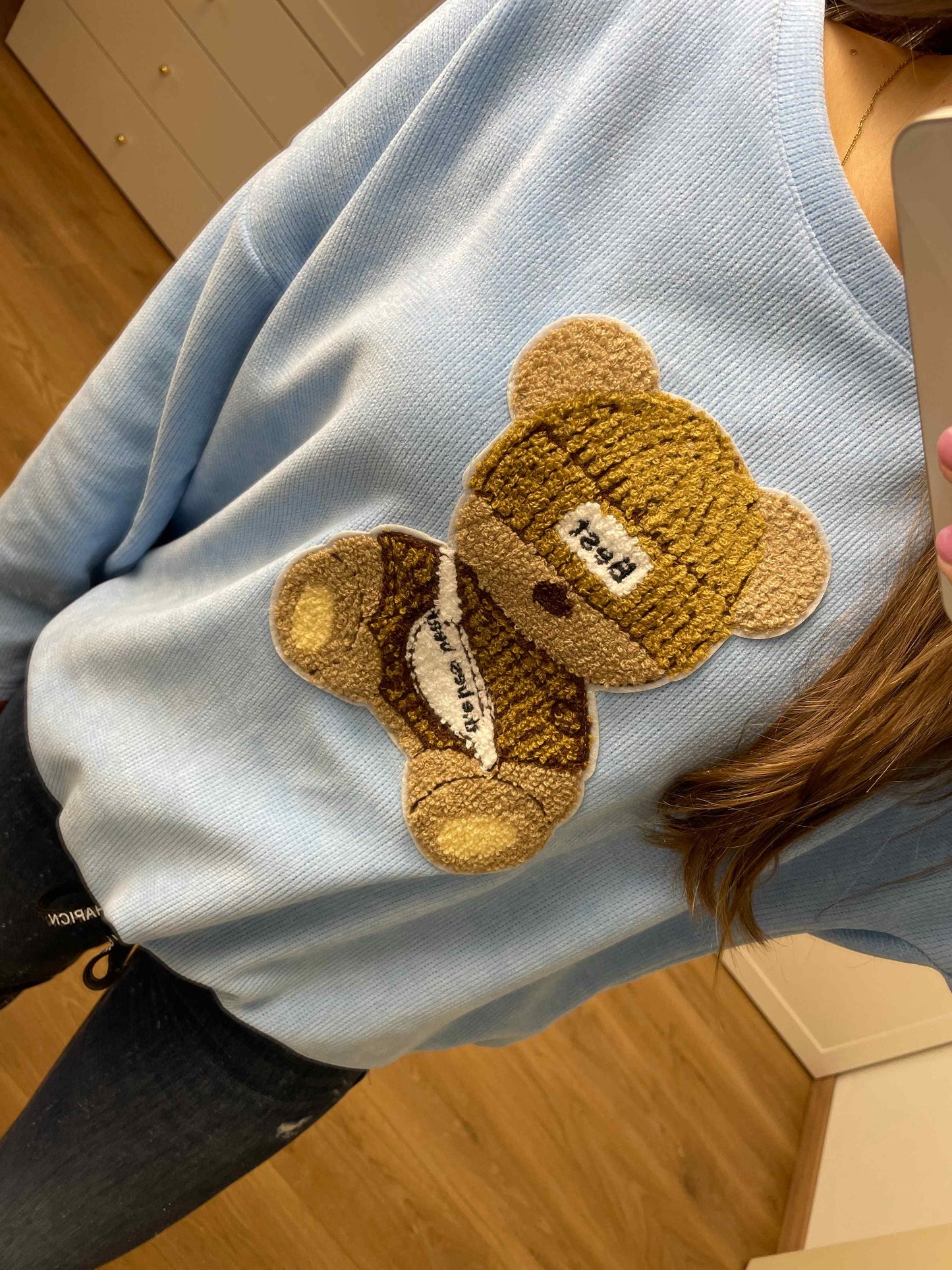 Pullover "thebestbear" Hellblau