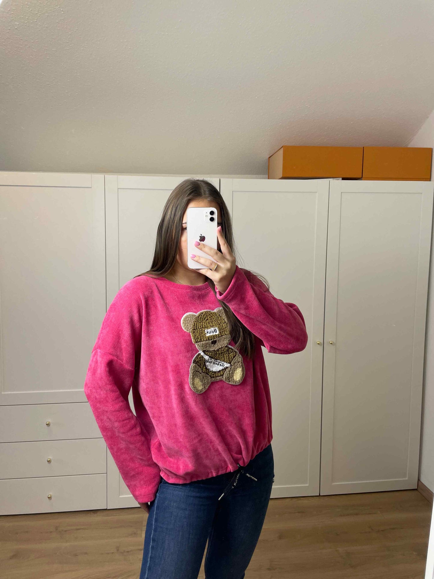 Pullover "thebestbear" Pink