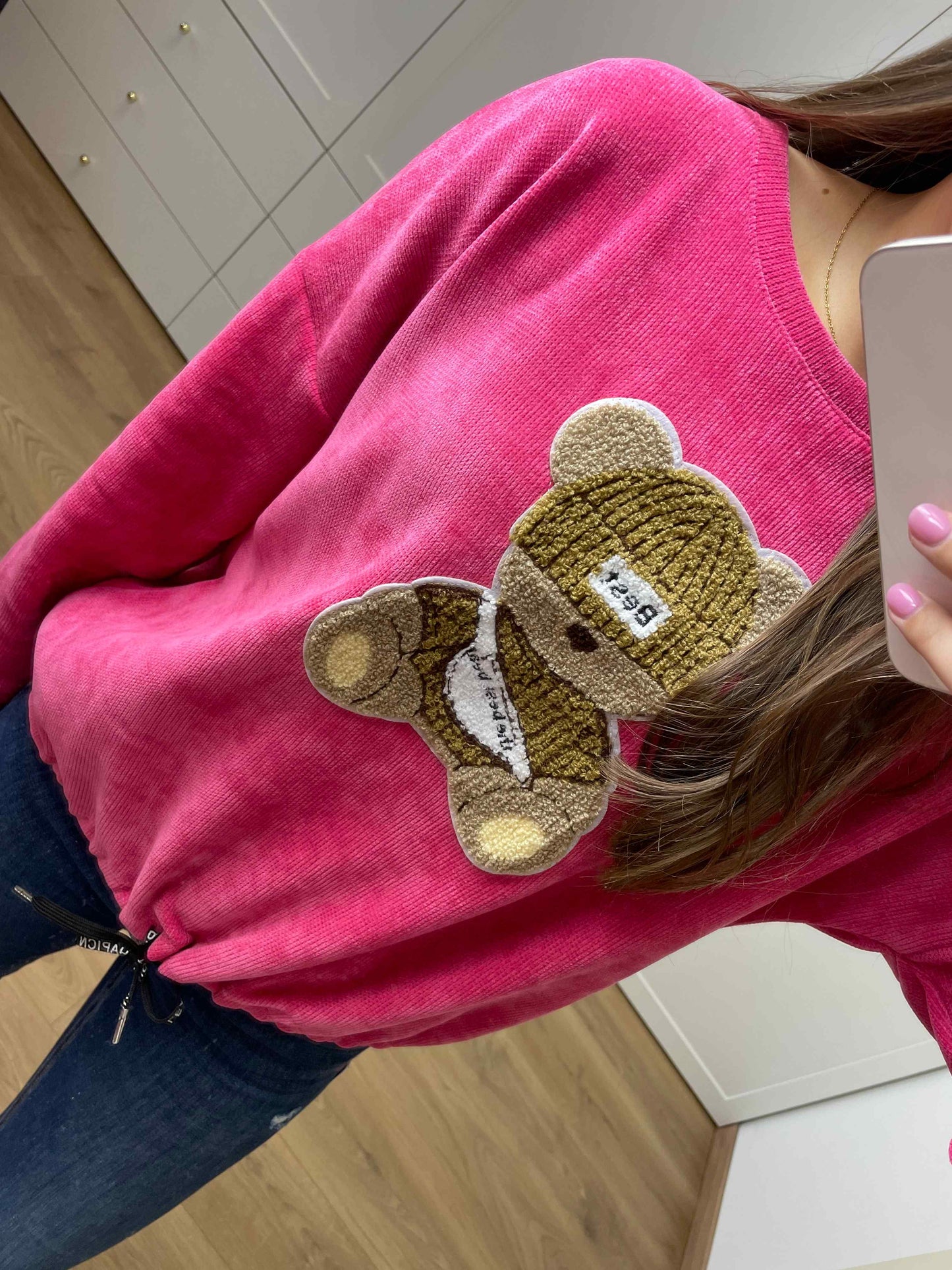 Pullover "thebestbear" Pink