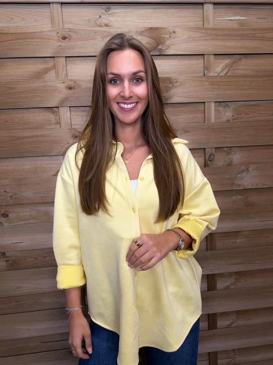 Overshirt "Velvet" Gelb