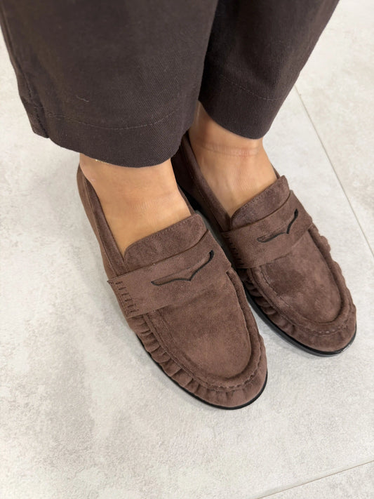 Loafer "Velvet" Braun