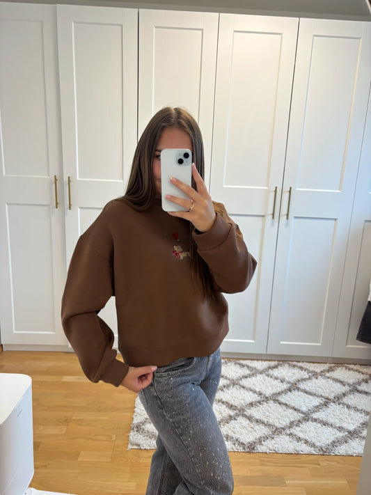 Pullover "Dackel" Camel