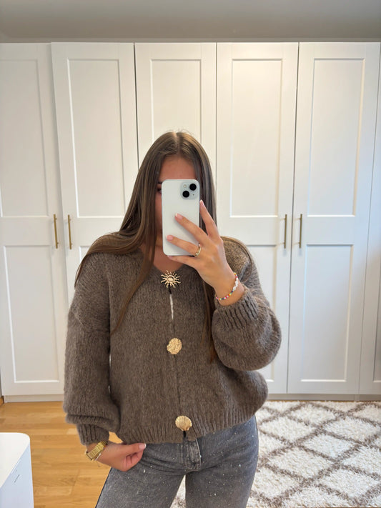 Cardigan "Goldstar" Mocca