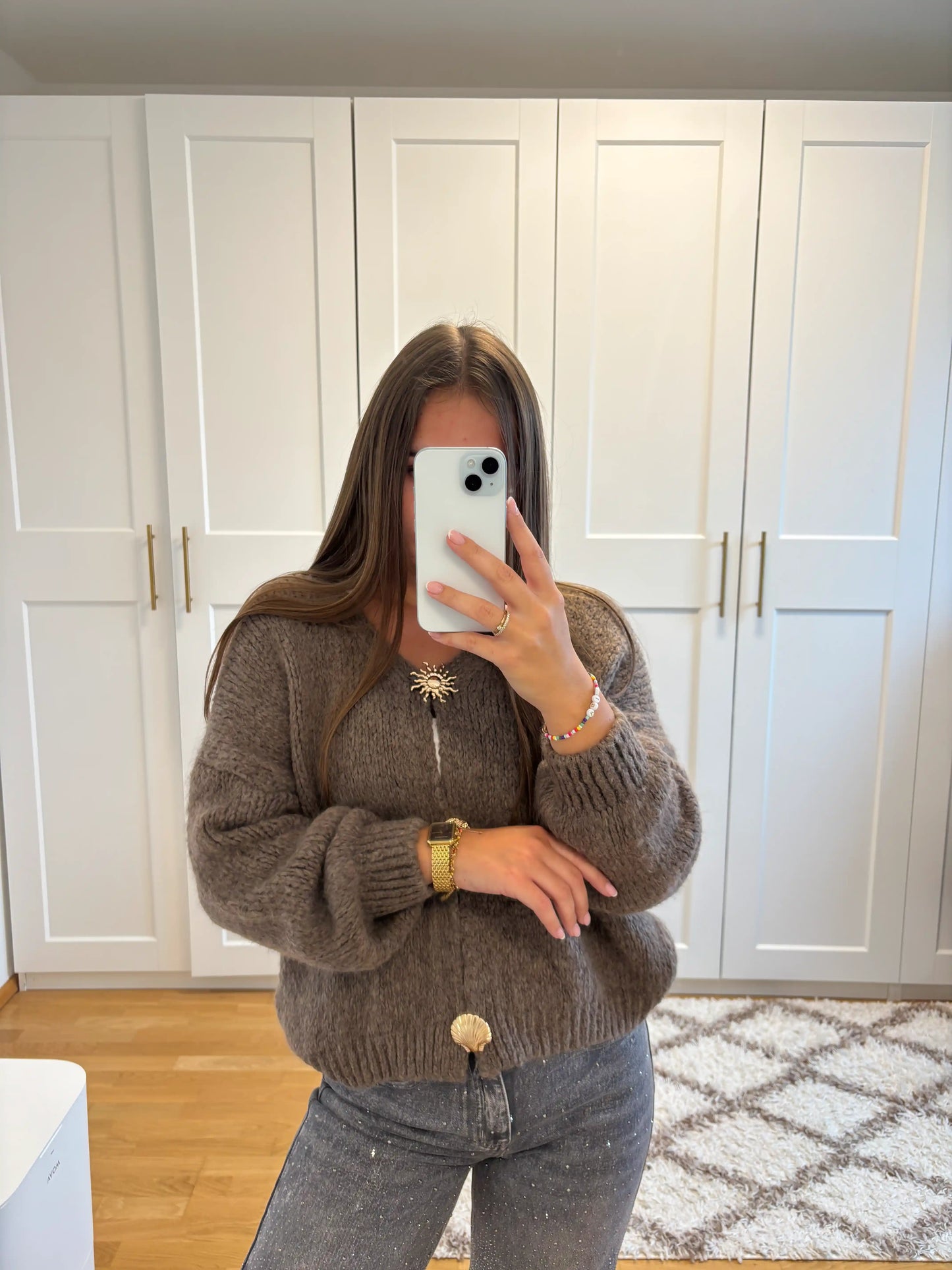 Cardigan "Goldstar" Mocca
