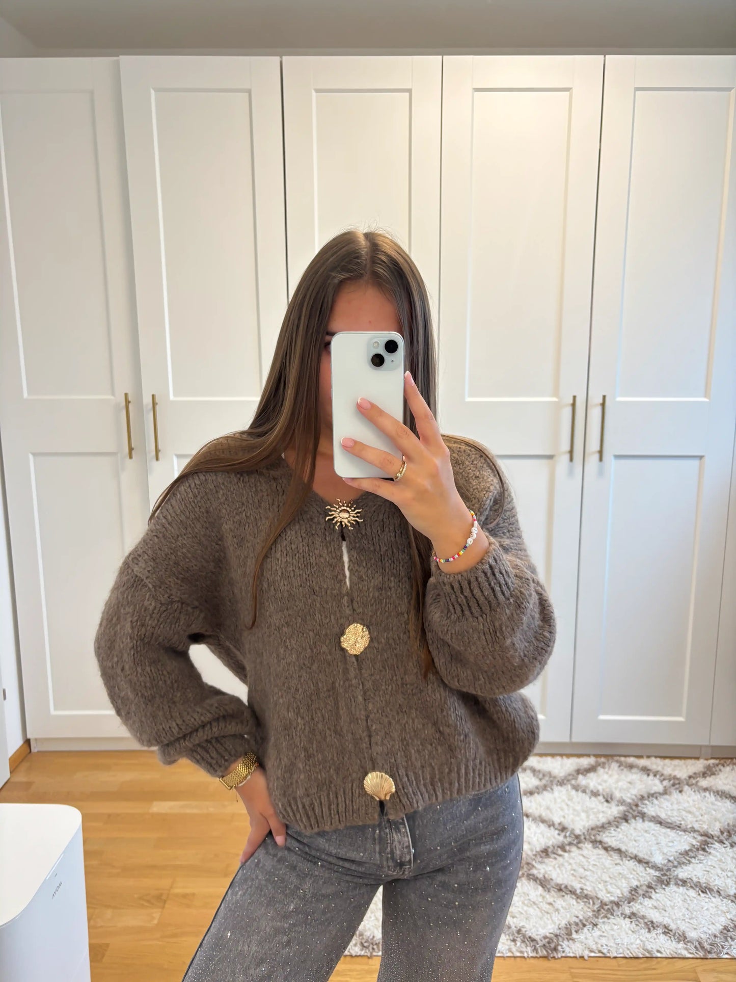 Cardigan "Goldstar" Mocca