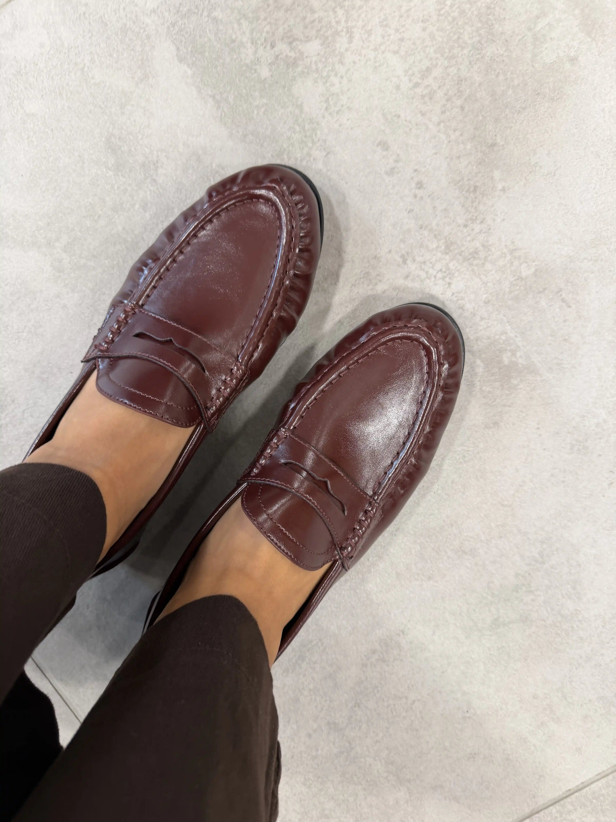 Loafer "Synthetic" Weinrot