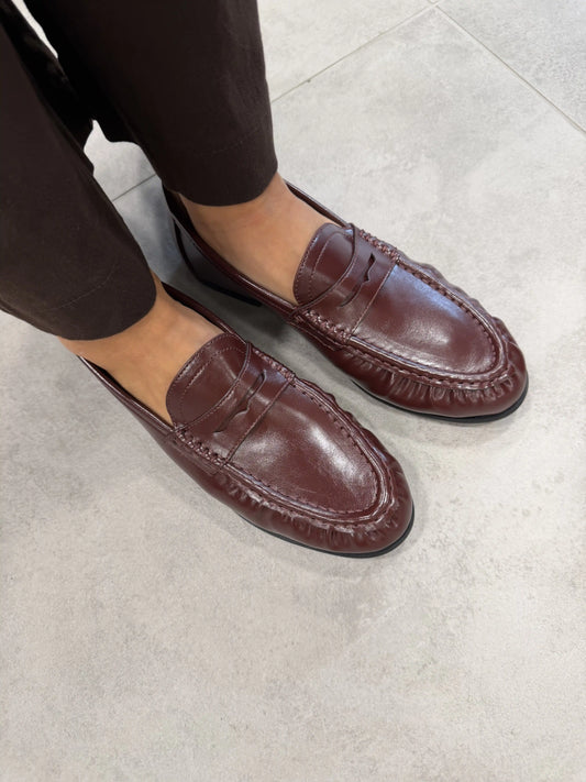 Loafer "Synthetic" Weinrot
