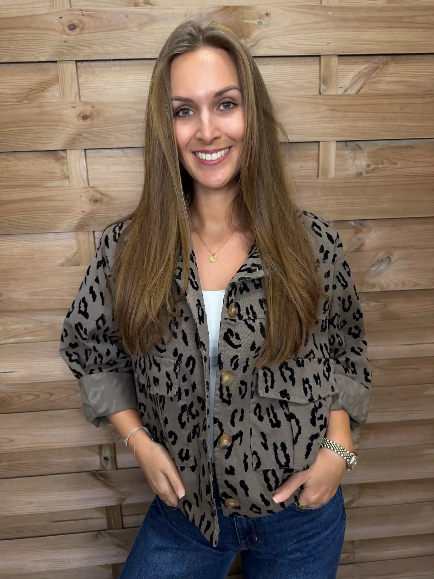 Jacke "Wild Chic" Taupe