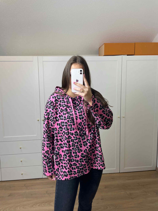 Kapuzenpullover "Leo" Pink