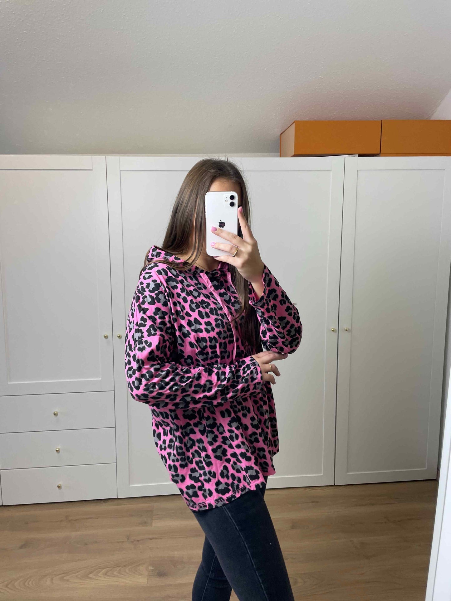 Kapuzenpullover "Leo" Pink