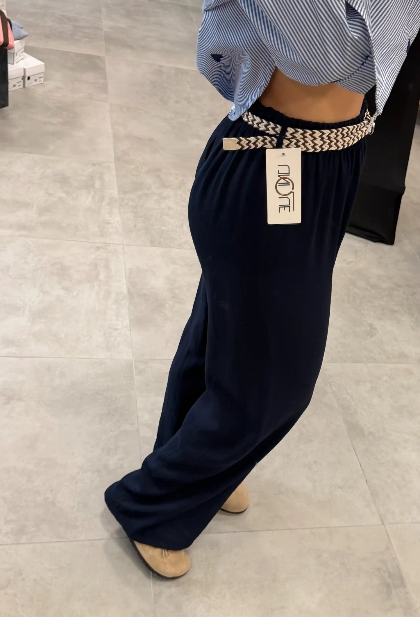 Hose "Soft Flow" Dunkelblau