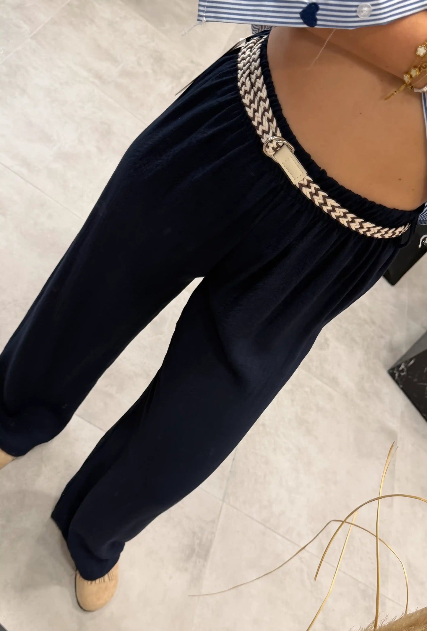Hose "Soft Flow" Dunkelblau