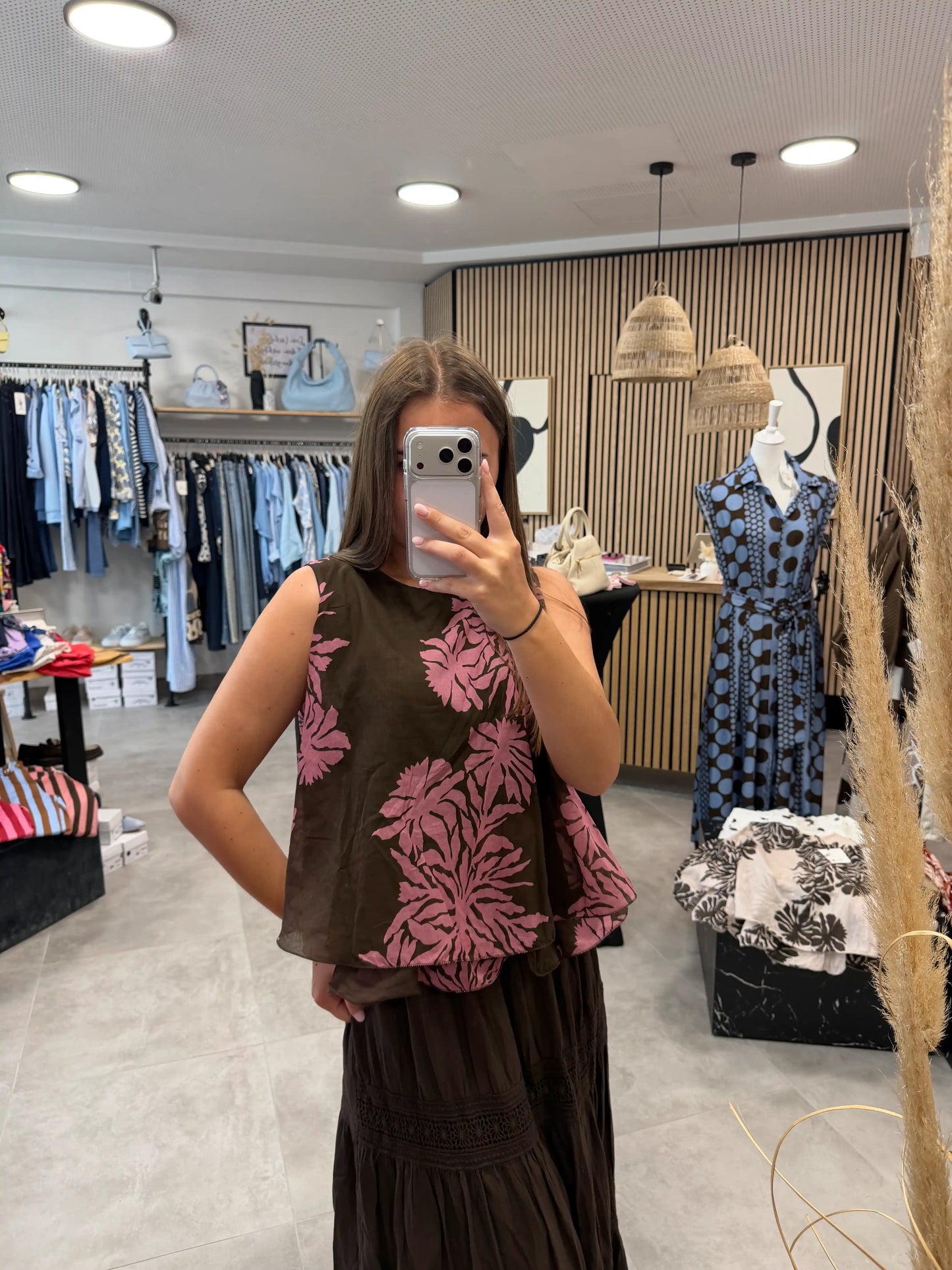 Bluse "Coco Blossom" Rosa
