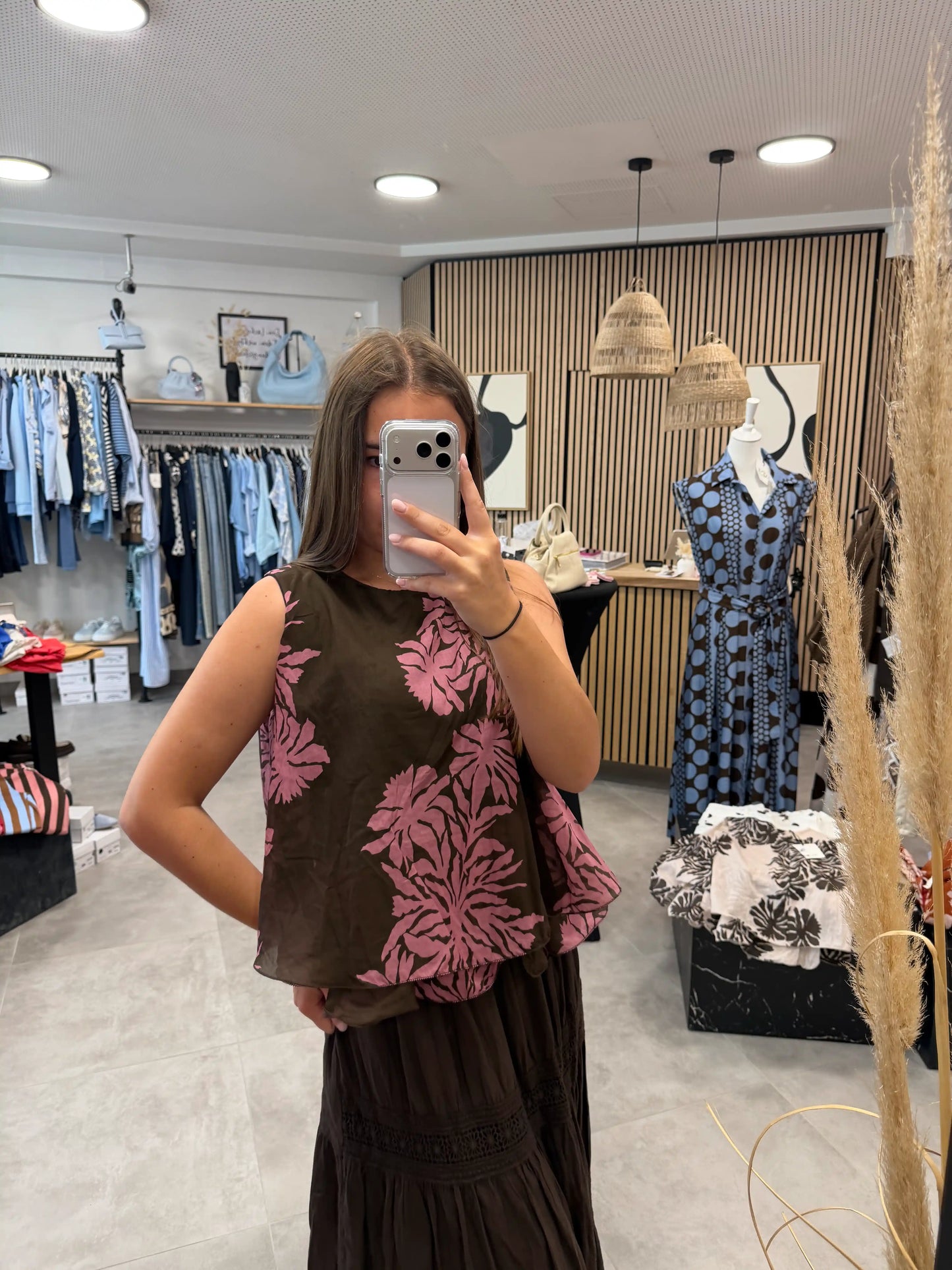 Bluse "Coco Blossom" Rosa