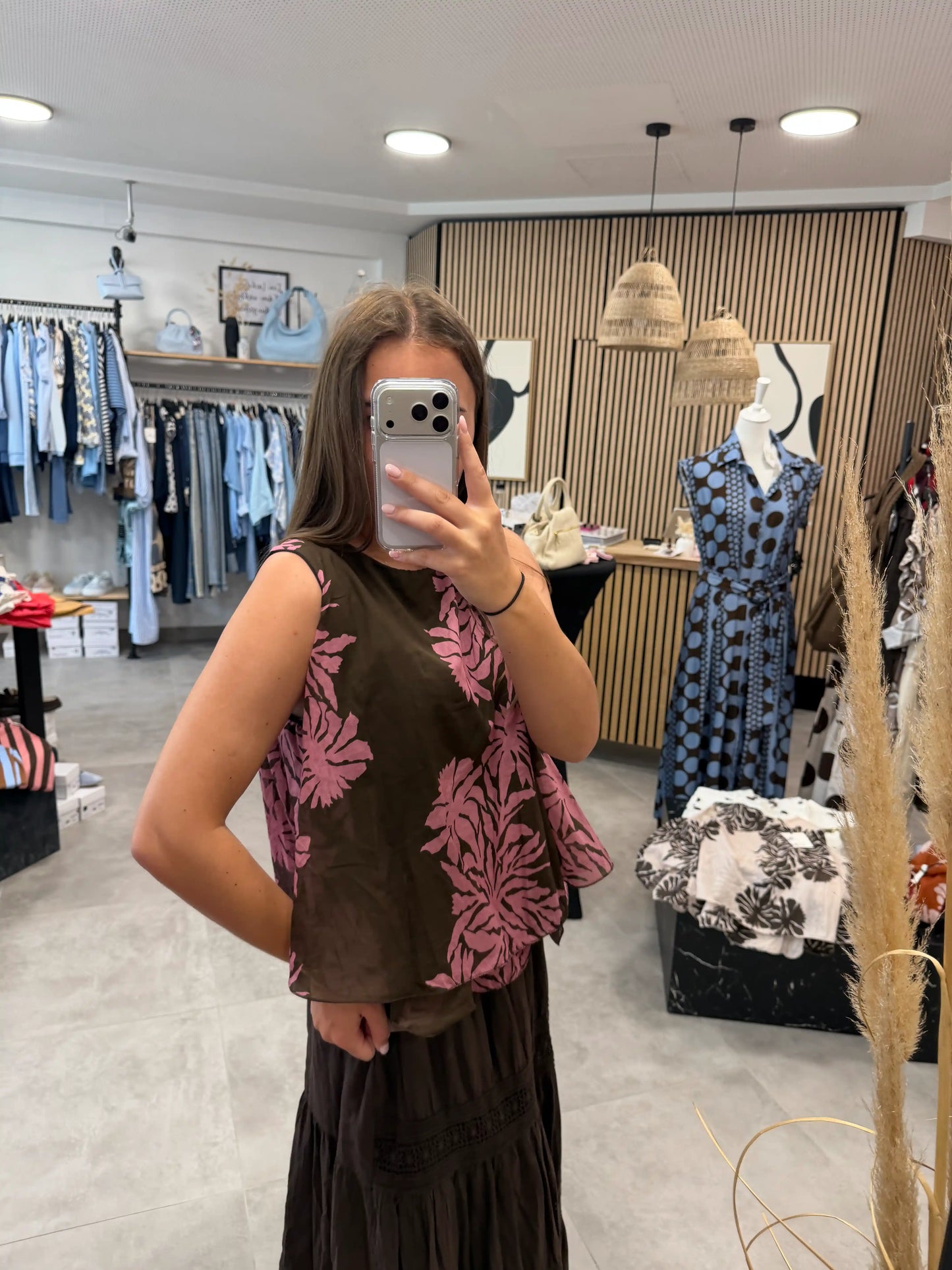 Bluse "Coco Blossom" Rosa