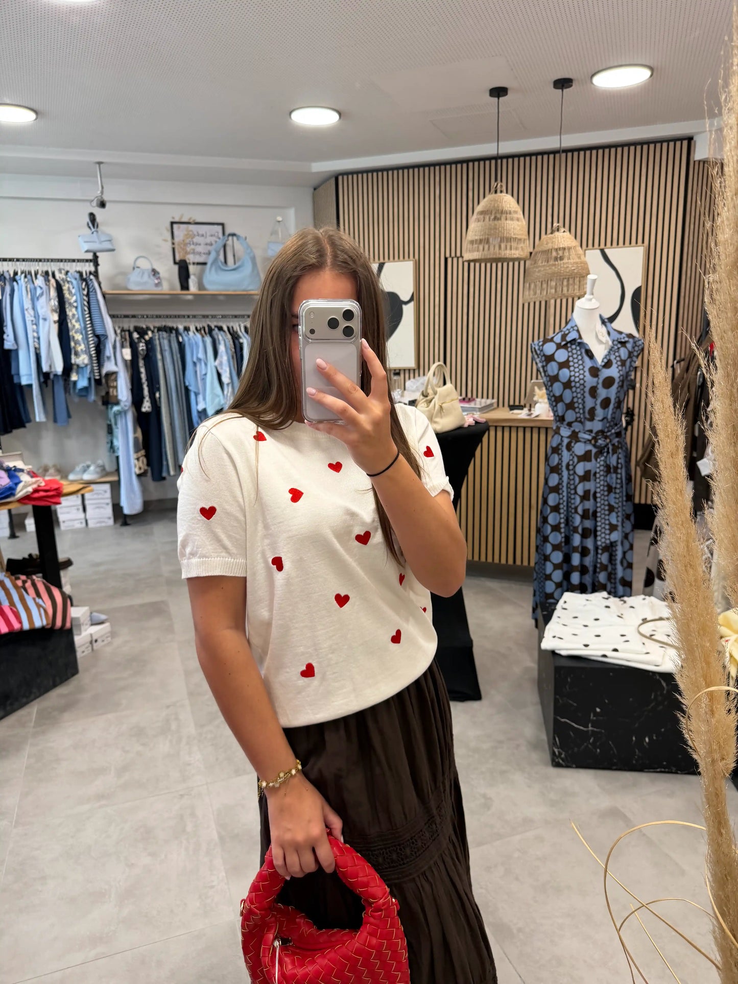 Shirt "Amore" Weiß