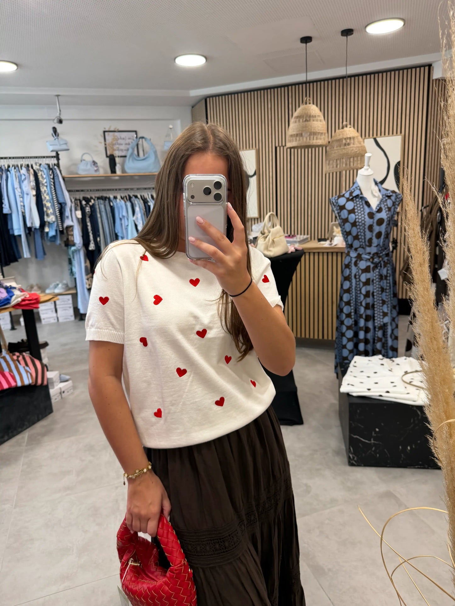 Shirt "Amore" Weiß