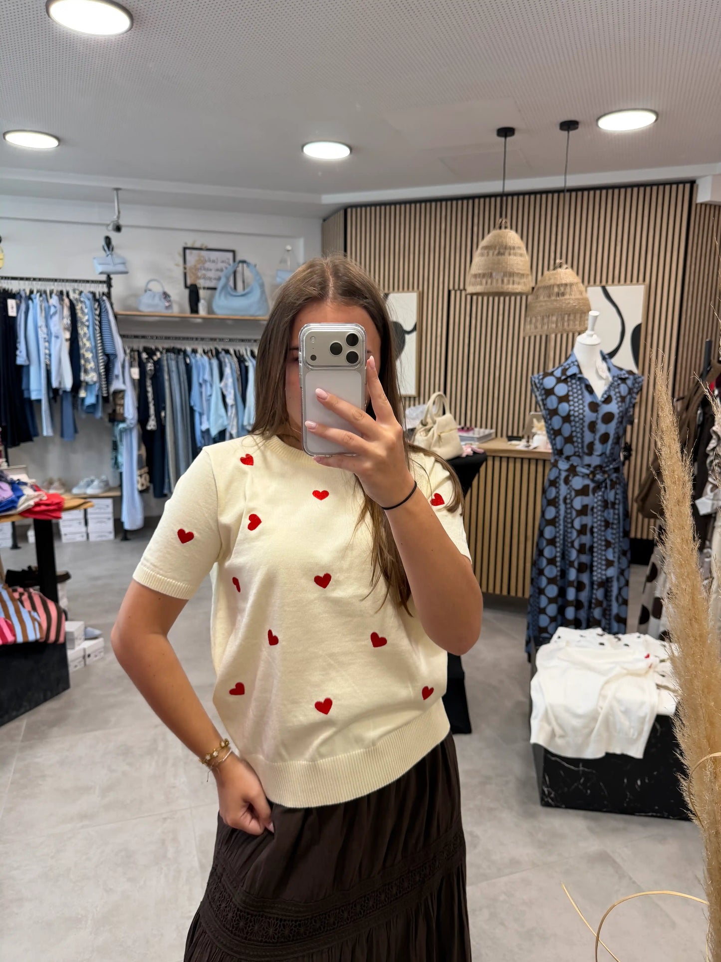 Shirt "Amore" Pastellgelb