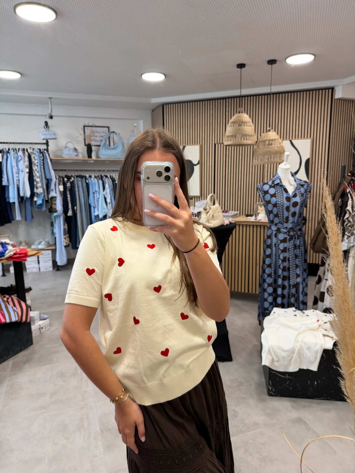 Shirt "Amore" Pastellgelb