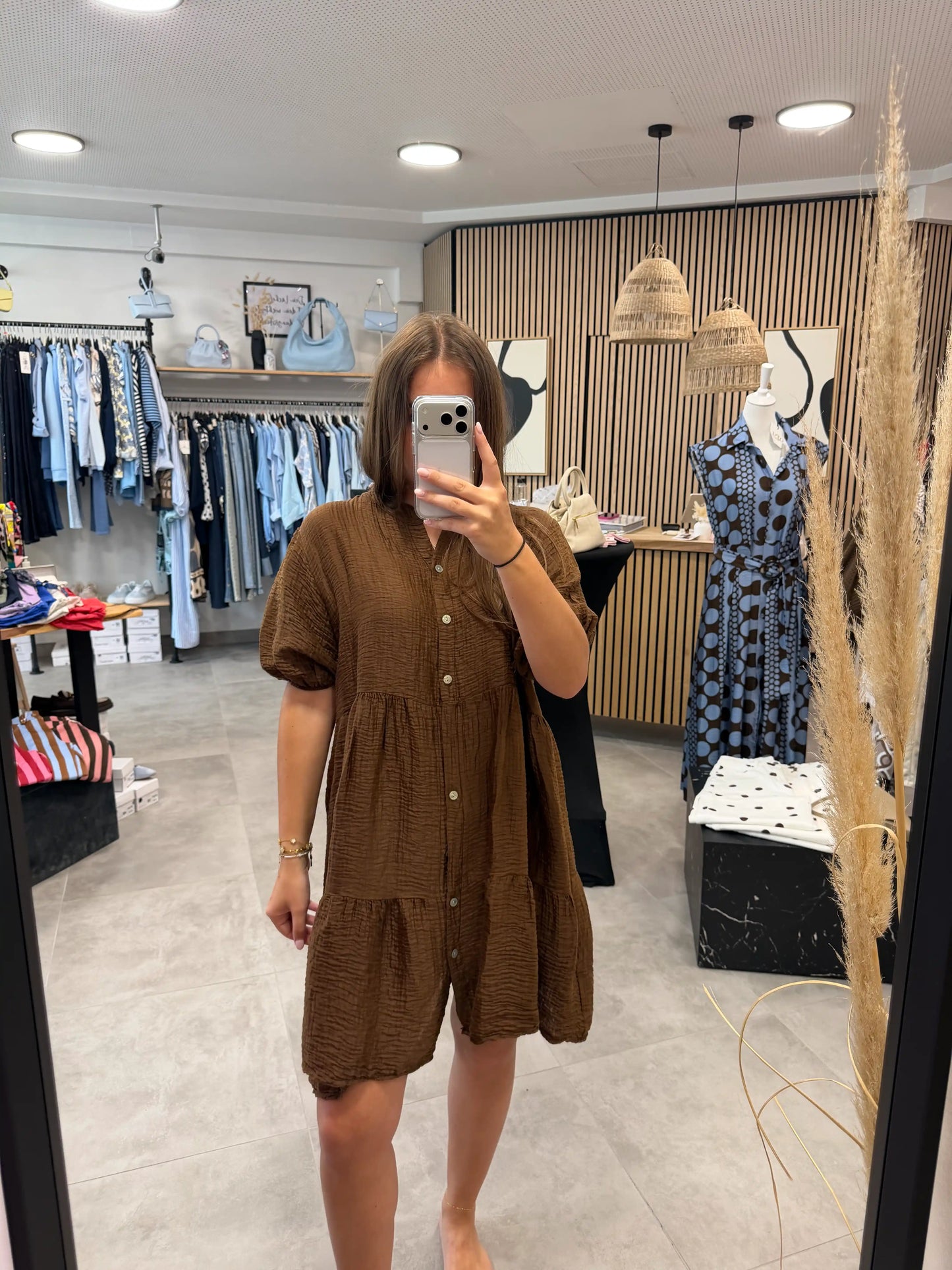 Kleid "Candy Cloud" Schokobraun