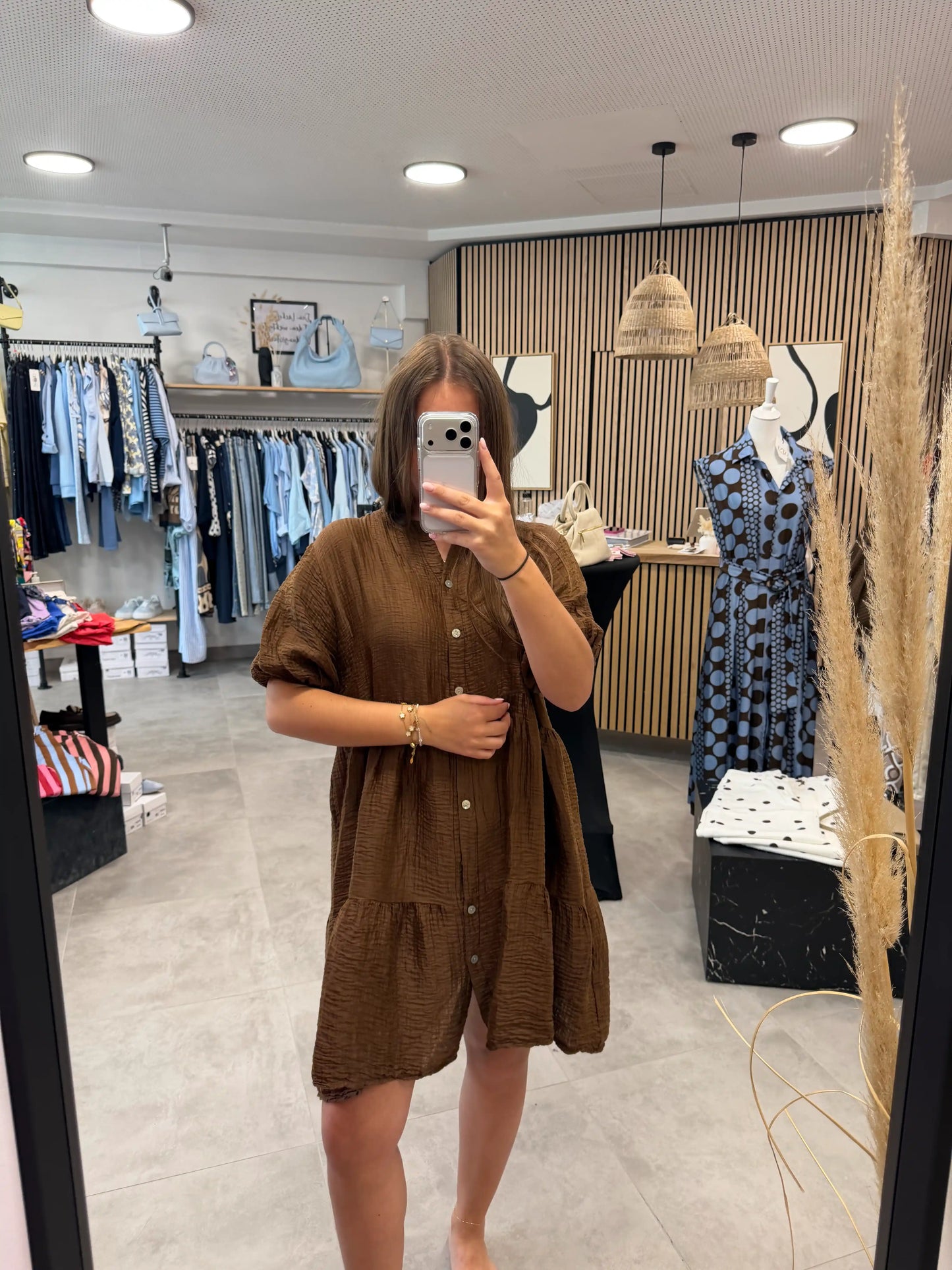 Kleid "Candy Cloud" Schokobraun