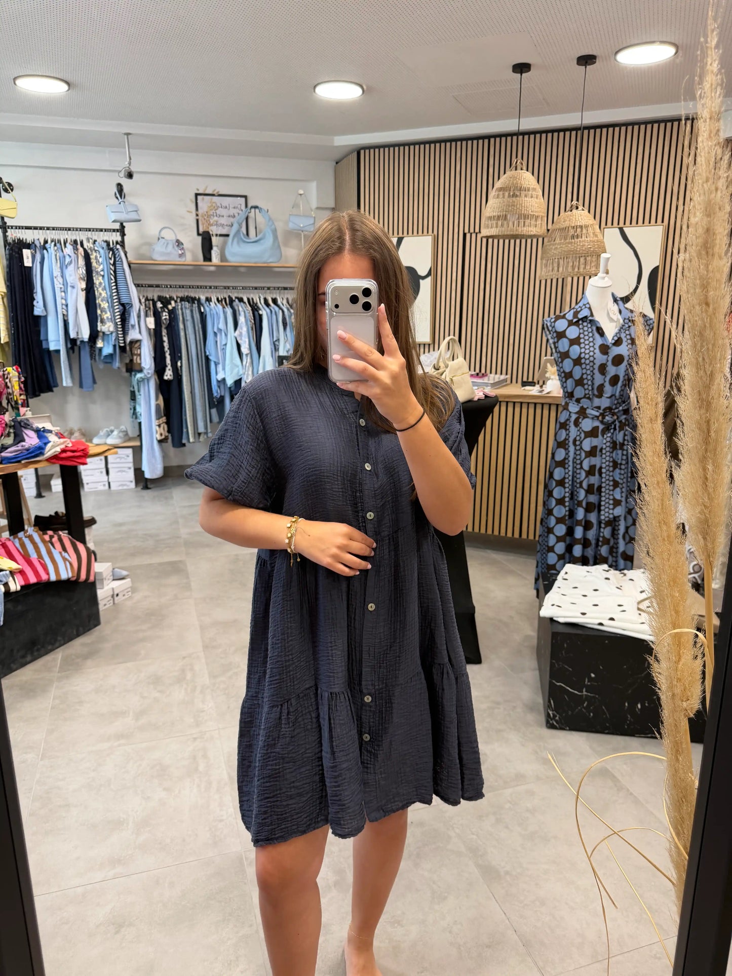 Kleid "Candy Cloud" Dunkelblau